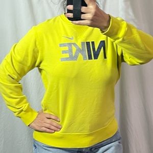 Nike neon yellow crew youth XL fits like a adult medium